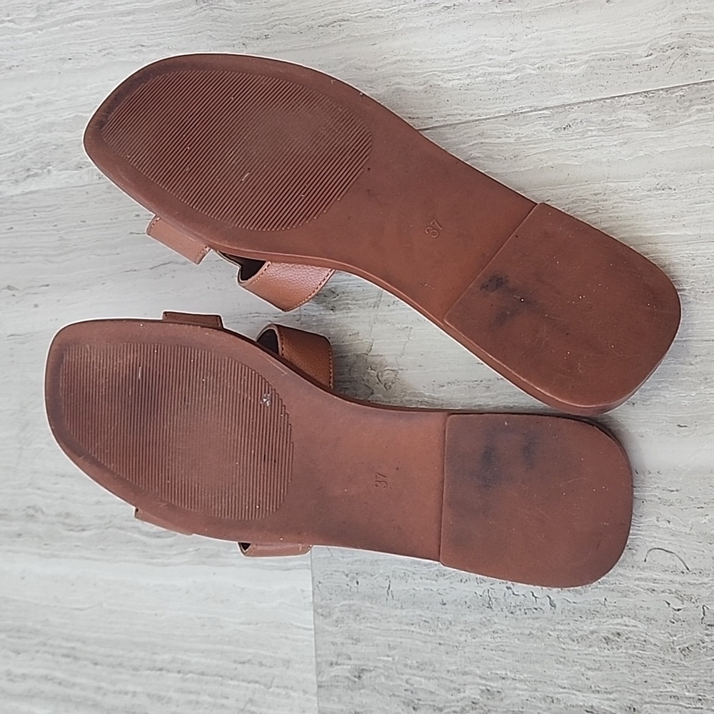 Brown H Sandals - Picture 6 of 8